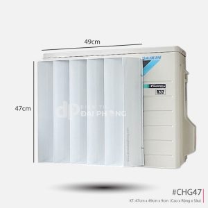 Tấm chuyển hướng gió điều hòa CHG47 cho cục nóng 9000 - 12000 BTU